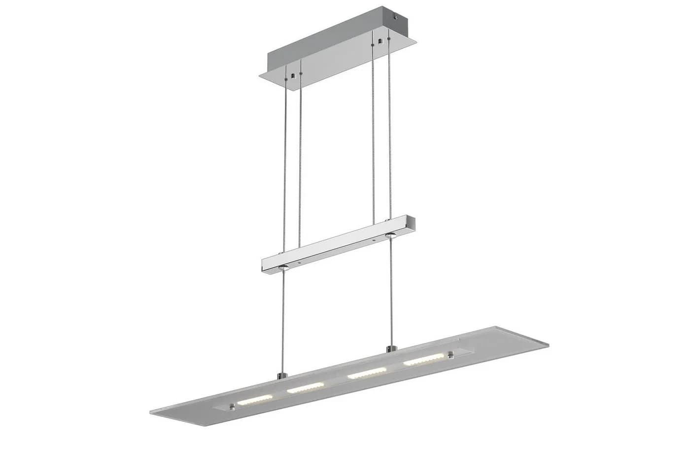 monzana Pendelleuchte Sammvaer Höhenverstellbar Warmweiß Stahl Glas - Bild 2