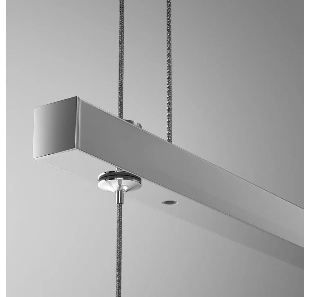 monzana Pendelleuchte Sammvaer Höhenverstellbar Warmweiß Stahl Glas - Bild 3