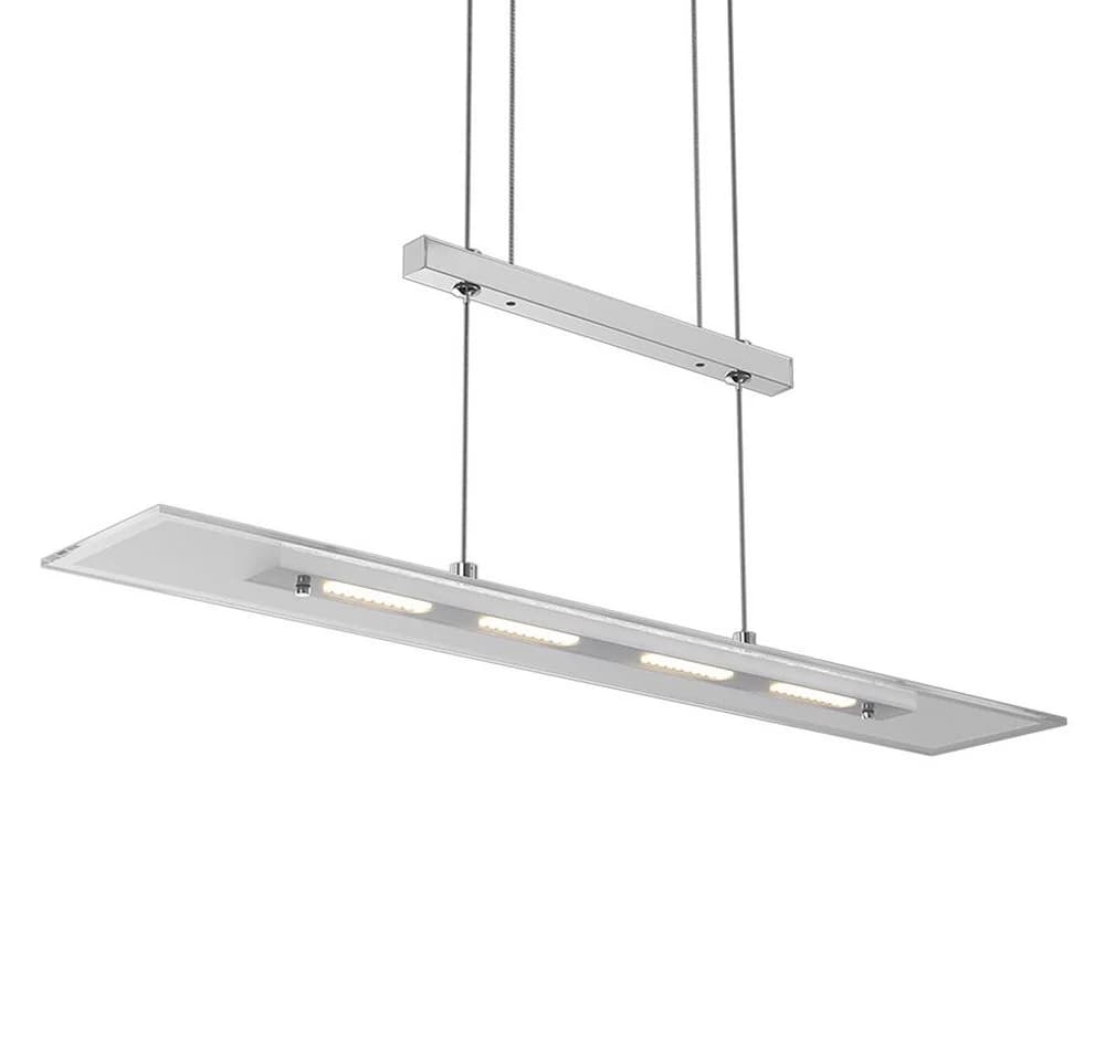 monzana Pendelleuchte Sammvaer Höhenverstellbar Warmweiß Stahl Glas - Bild 5