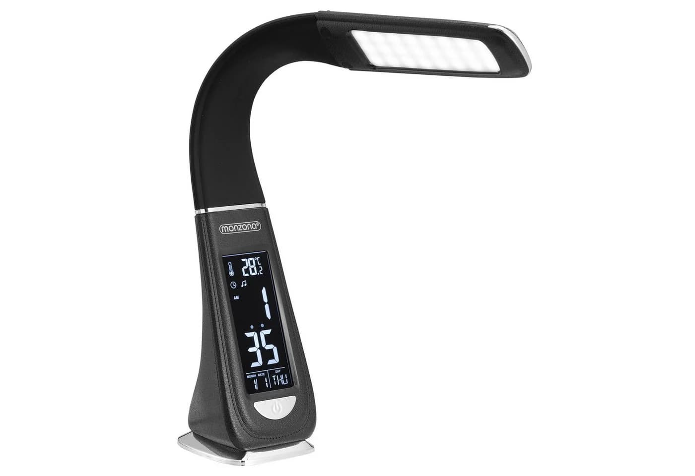 monzana Schreibtischlampe Lilly Schwarz LED mit Display - Bild 2