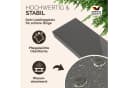 Casaria Wandboard Grau Hängeregal mit Halterung 15kg Tragkraft Hochglanz Bild 1