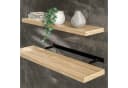 Casaria Wandboard Eiche Hängeregal mit Halterung 15kg Tragkraft Bild 2