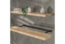 Casaria Wandboard Eiche Schweberegal 110cm mit Halterung Bild 2