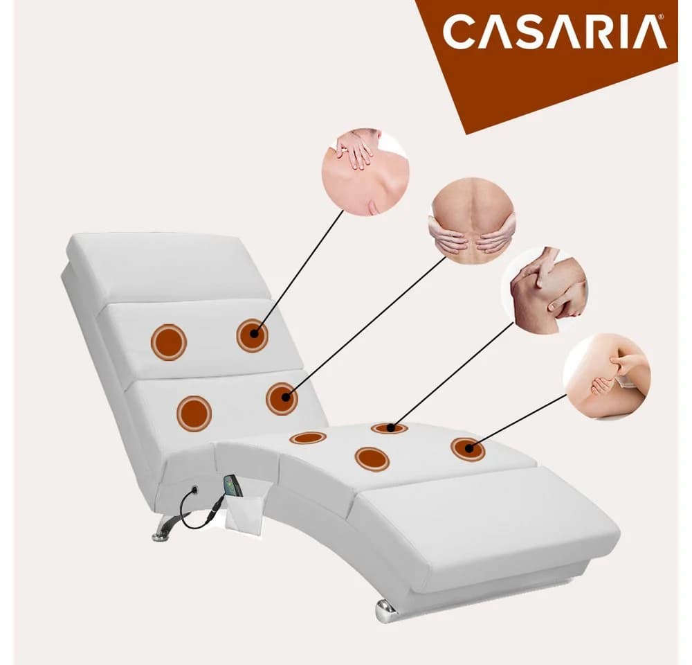 Casaria Relaxliege London mit Massage und Heizfunktion - Bild 4