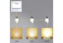 monzana Einbauleuchte 6er Set LED Dimmbar Silber Schwenkbar Bild 4