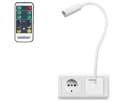 monzana LED Steckerlampe mit Fernbedienung & Schwenkarm Bild 2