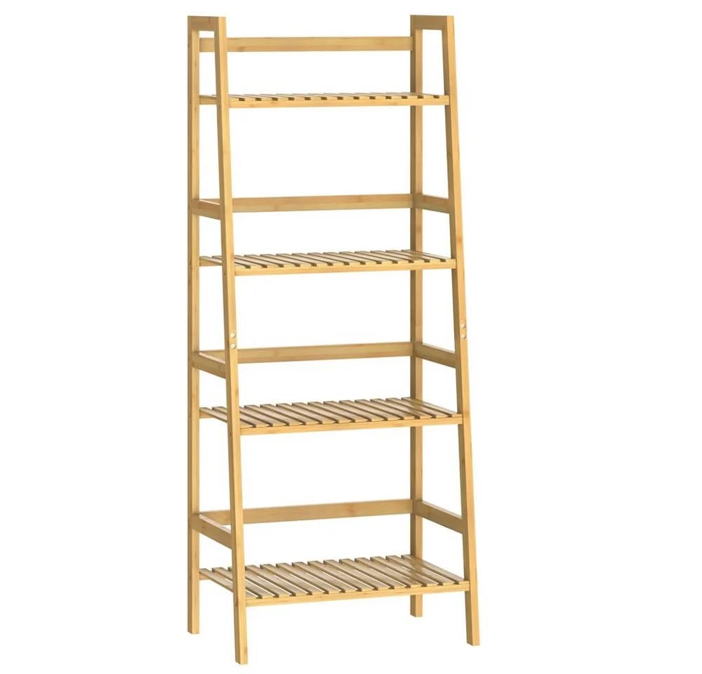 Casaria Bambus Standregal 4 Ebenen Robust Vielseitig - Bild 2