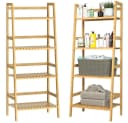 Casaria Bambus Standregal 4 Ebenen Robust Vielseitig Bild 3