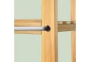Casaria Standregal Bambus 3 Ablagen Klarlack Bild 4