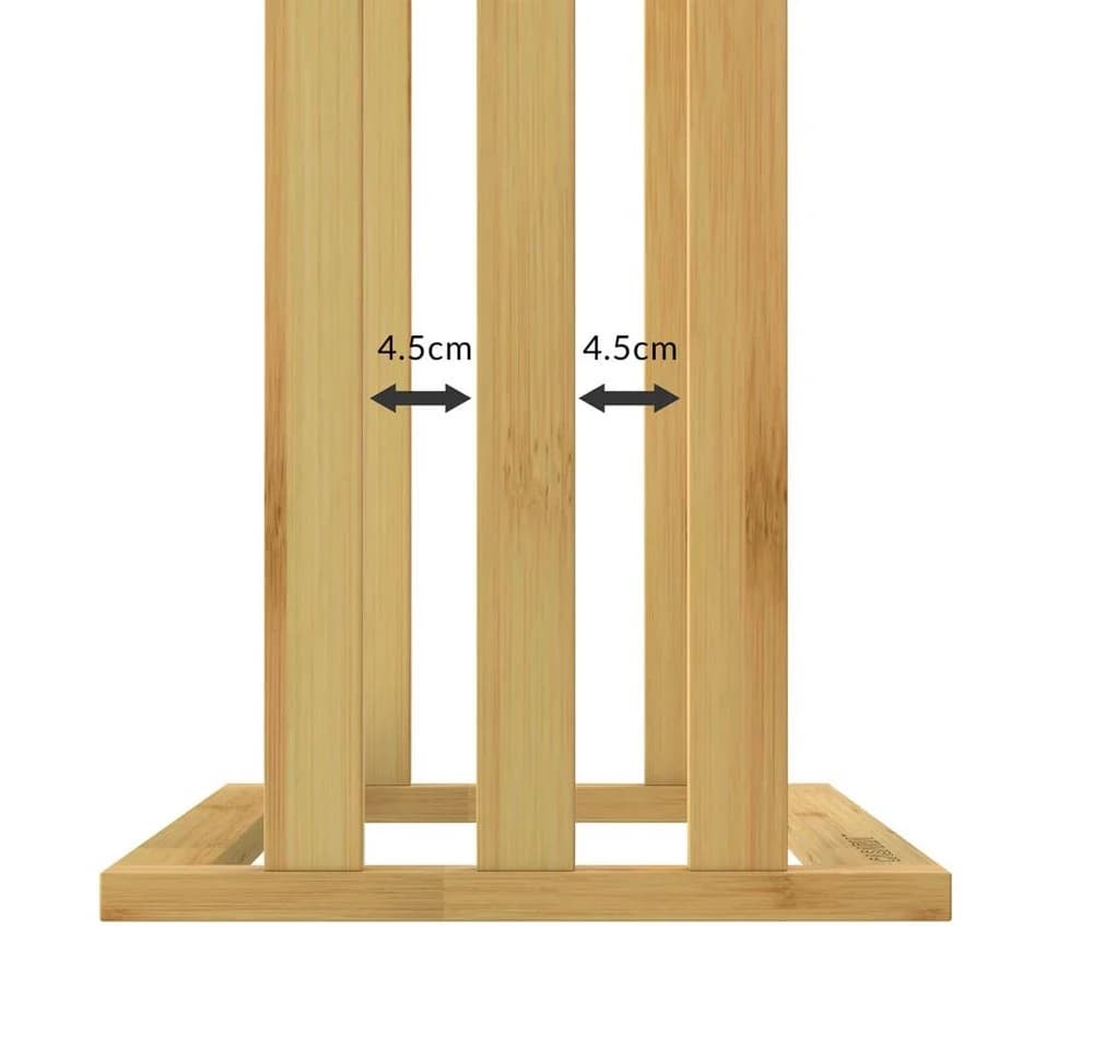 Casaria Handtuchständer Freistehend Bambus Holz Ohne Bohren - Bild 5