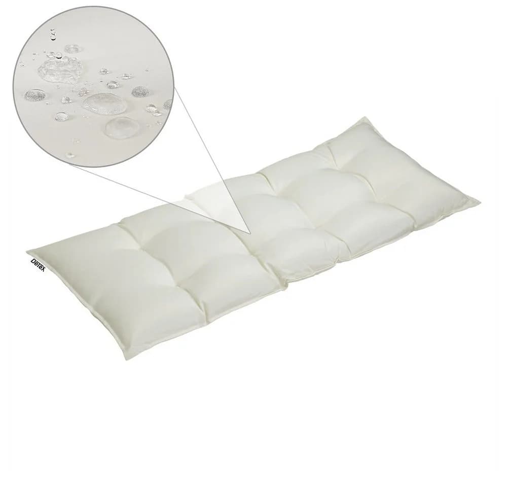 Detex Bankauflage Creme Visko-Effekt 110x45cm Polyester