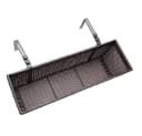 Casaria Blumenkasten 2er Set 11L Polyrattan mit Halterung Bild 5