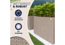 Casaria Pflanzkübel 4 Innentöpfe Polyrattan Creme Modern Bild 1