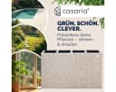 Casaria Pflanzkübel 4 Innentöpfe Polyrattan Creme Modern Bild 4