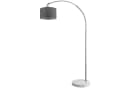 Monzana Bogenlampe Grau Marmorfuß Höhenverstellbar Bild 2