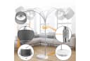 Monzana Bogenlampe Grau Marmorfuß Höhenverstellbar Bild 3