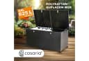 Casaria Auflagenbox XXL Polyrattan Wetterfest 625L UV-beständig Rollen Wintergarten Bild 1