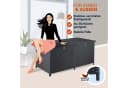 Casaria Auflagenbox XXL Polyrattan Wetterfest 625L UV-beständig Rollen Wintergarten Bild 4