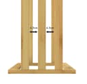 Casaria Handtuchständer Stehend Bambus 2er Set Ohne Bohren Bild 5