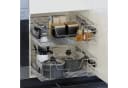 Casaria Schubkasten 4er Set Verchromt Vollauszug 25kg Belastbar Bild 1