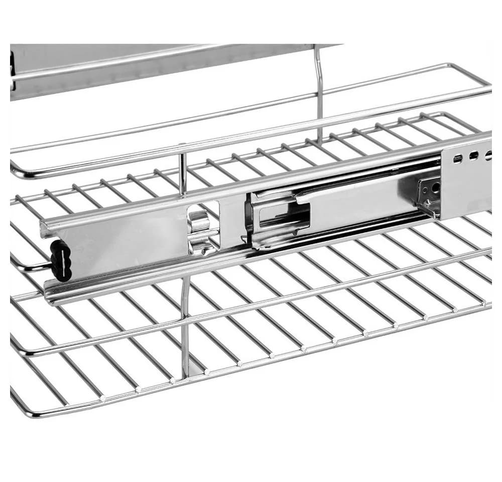 Casaria Schubkasten 4er Set Verchromt Vollauszug 25kg Belastbar - Bild 3