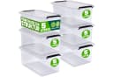 Deuba Aufbewahrungsbox 5L Transparent Kunststoff Stapelbar BPA-frei Bild 2