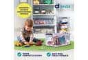 Deuba Aufbewahrungsbox 40L Transparent Kunststoff Stapelbar Bild 1