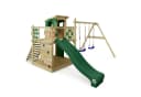 Wickey Spielturm Smart Camp Kletterturm mit Rutsche, Schaukel & Spielhaus Grün Bild 2