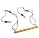 Wickey Turngeräte-Set 4-tlg. Holz Schaukel Trapez Ringe Rot Bild 1