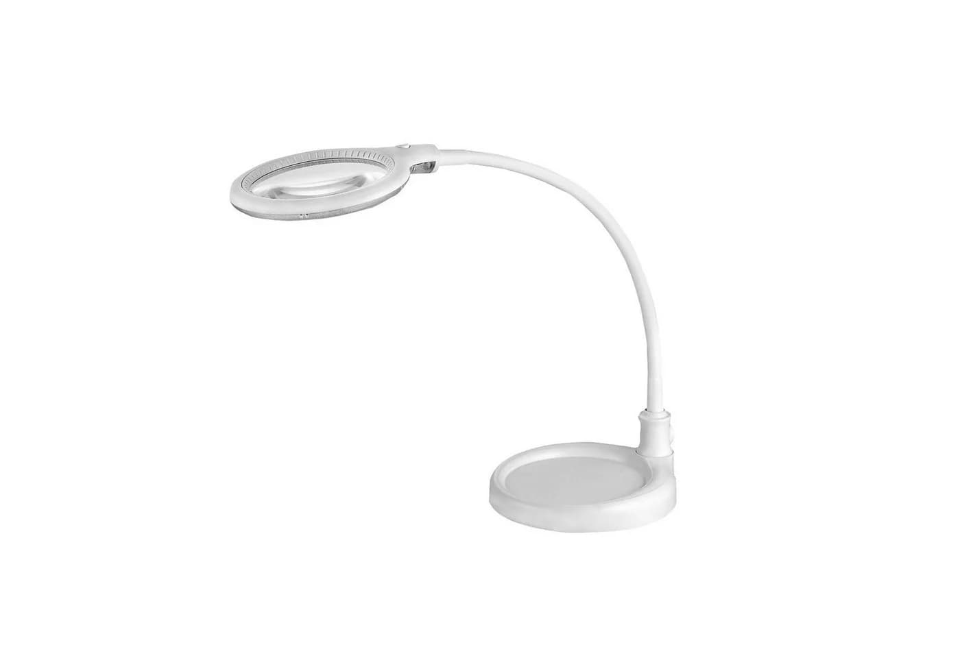 Lumeno Lupenlampe 680X LED Klemmleuchte Weiß/Schwarz