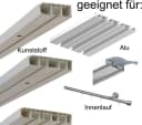 Garduna Universalgleiter Set 100-St. für Vorhangschienen 6mm Bild 4