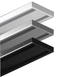 Garduna Vorhangschiene Wendeschiene Aluminium 1-2-läufig Weiß/Silber Bild 2