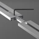 Garduna Vorhangschiene Wendeschiene Aluminium 1-2-läufig Weiß/Silber Bild 5