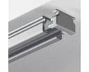 Garduna Gardinenschiene Schleuderschiene eckig 1-läufig Aluminium silber Bild 1