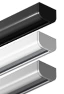 Garduna Gardinenschiene Aluminium Halbrund Weiß/Silber 1-läufig Bild 2