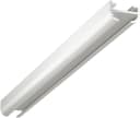 Garduna Gardinenschiene Aluminium Halbrund Weiß/Silber 1-läufig Bild 3