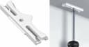 Garduna Gardinenschiene Aluminium Halbrund Weiß/Silber 1-läufig Bild 4