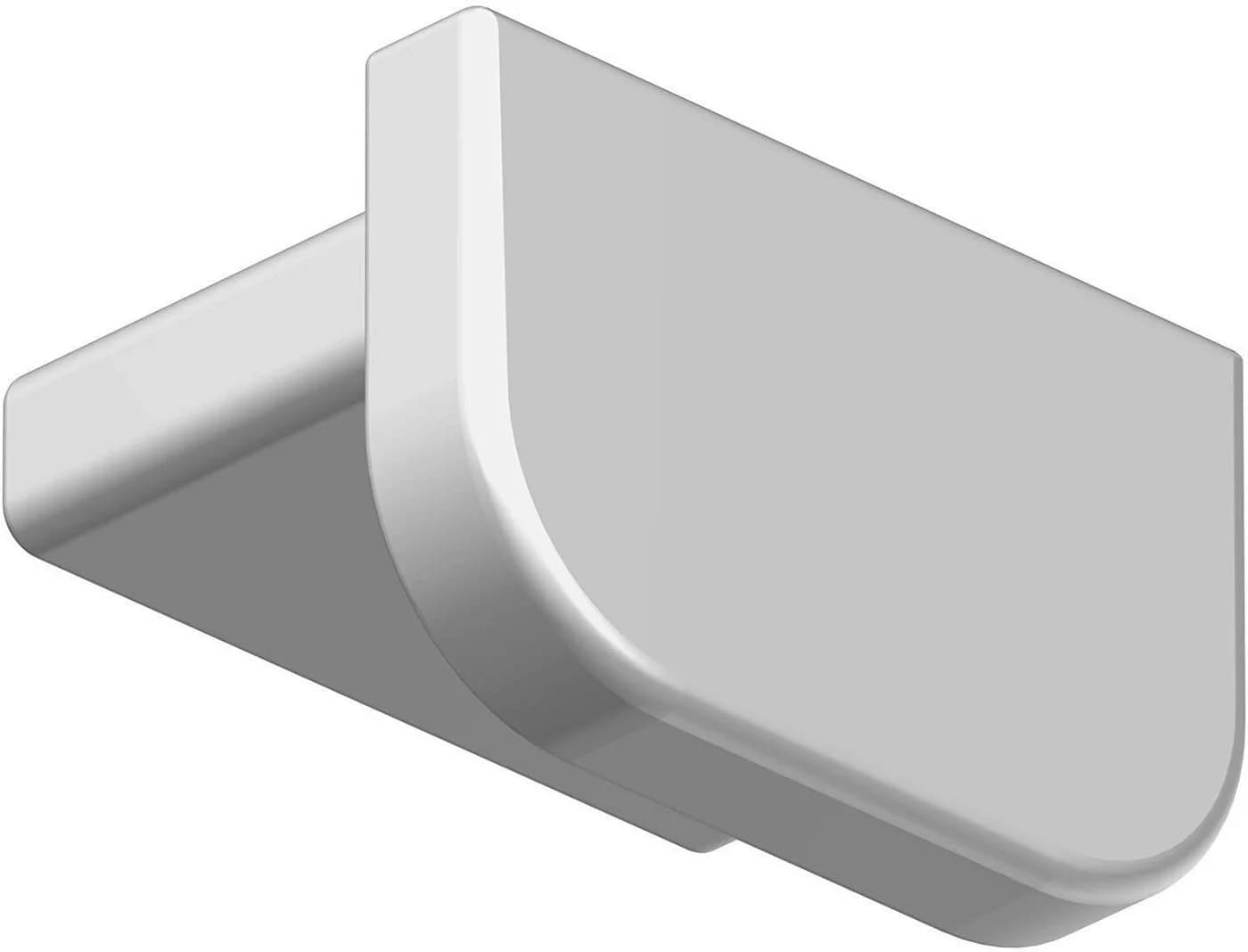 Garduna Gardinenschiene Aluminium Halbrund Weiß/Silber 1-läufig - Bild 5