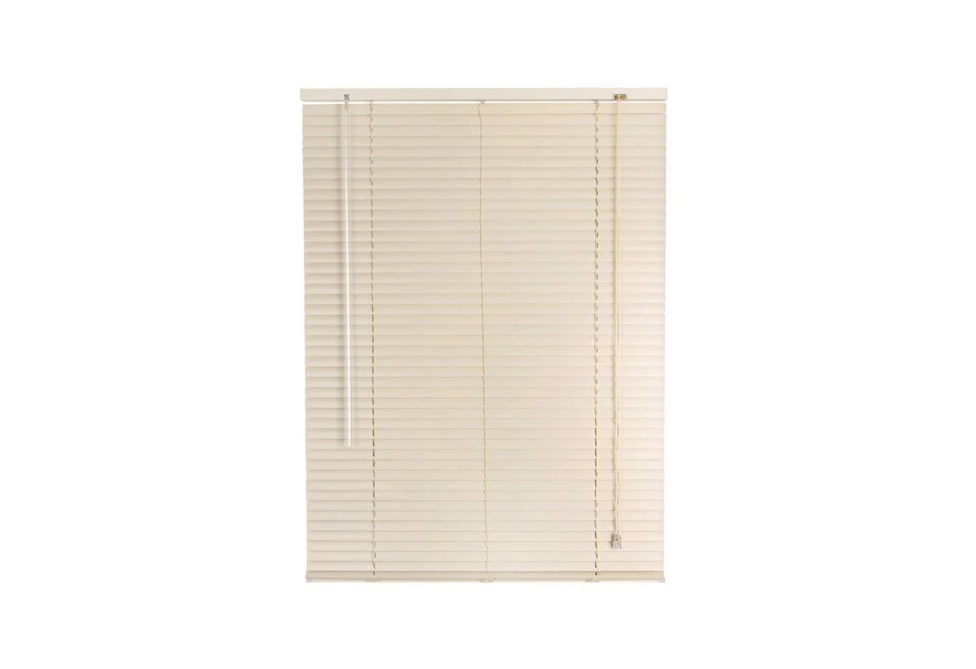 Victoria M. Aluminium Jalousie Creme Matt Sicht- und Lichtschutz
