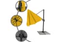 paramondo Ampelschirm parapenda 3,5 m rund gelb anthrazit Bild 1
