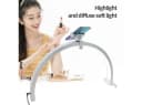 ayex UV-Reflektorlampe Halbmond Beauty Light + Handyhalterung für Nagelkunst und Wimpern Bild 4