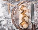 Wakoli Damast Brotmesser 20cm Wellenschliff Pakkaholzgriff Bild 4
