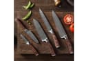 Wakoli Messer-Set Edib 5-tlg. Damastmesser mit Pakkaholzgriff und Holzbox Bild 5