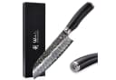 Wakoli Santokumesser EBO Damast 18 cm VG10 Kern Eichenholz Bild 2