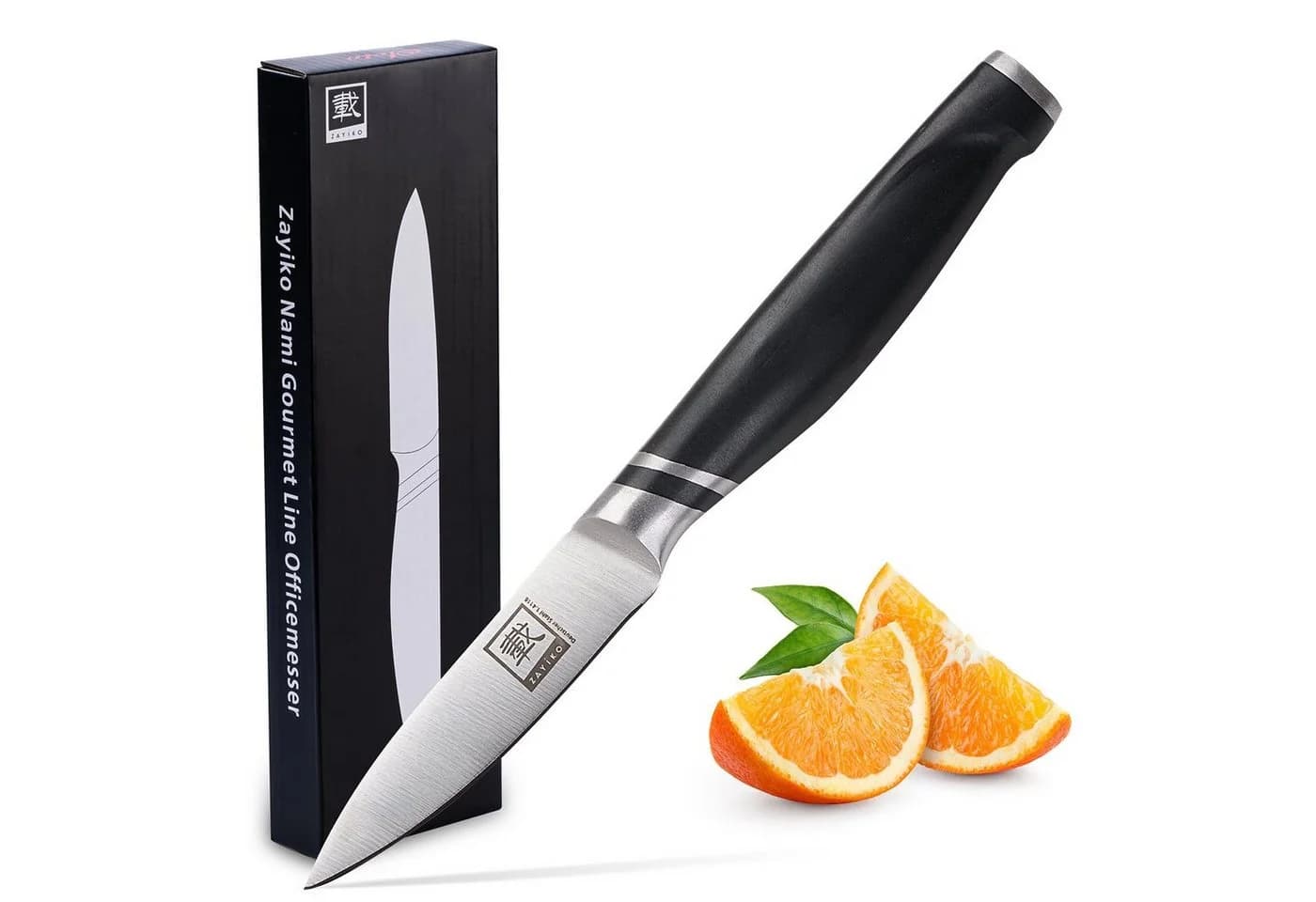 ZAYIKO Gemüsemesser NAMI 8,5 cm Edelstahlklinge mit ABS Griff - Bild 2