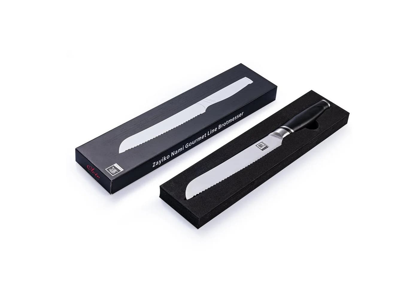 ZAYIKO Brotmesser NAMI 20 cm Edelstahlklinge mit ABS Griff - Bild 3