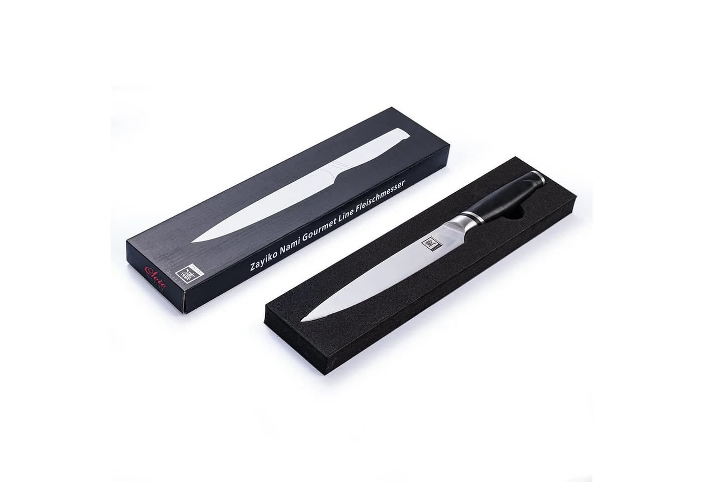 ZAYIKO Tranchiermesser NAMI 20 cm Edelstahl Klinge Schwarz - Bild 3