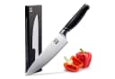 ZAYIKO NAMI Chefmesser 20 cm Edelstahl ABS Griff Schwarz/Silber Bild 2