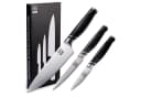 ZAYIKO 3er Küchenmesser-Set Edelstahl Schwarz Bild 2