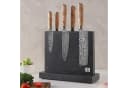 ZAYIKO Magnet-Messerblock Schwarz Marmoroptik Bild 1